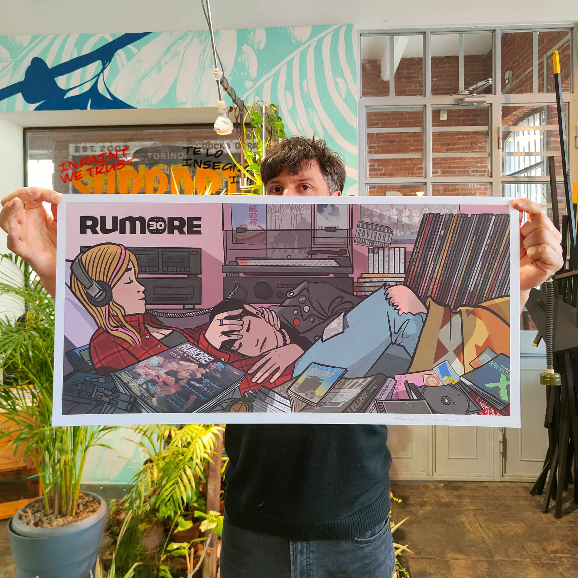 alessandro baronciani poster rumore 30 anni