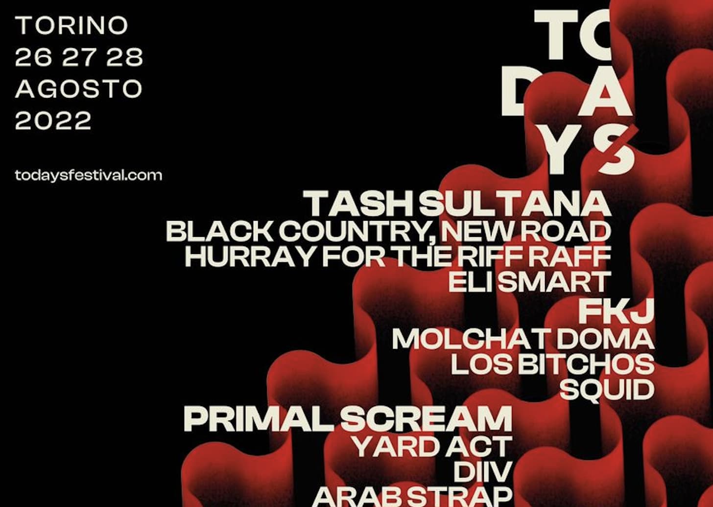 Todays Festival Featured Lineup